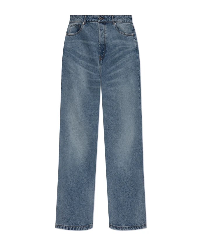 Джинсы с логотипом Ami Paris, синий
Джинсы с логотипом Ami Paris, синий