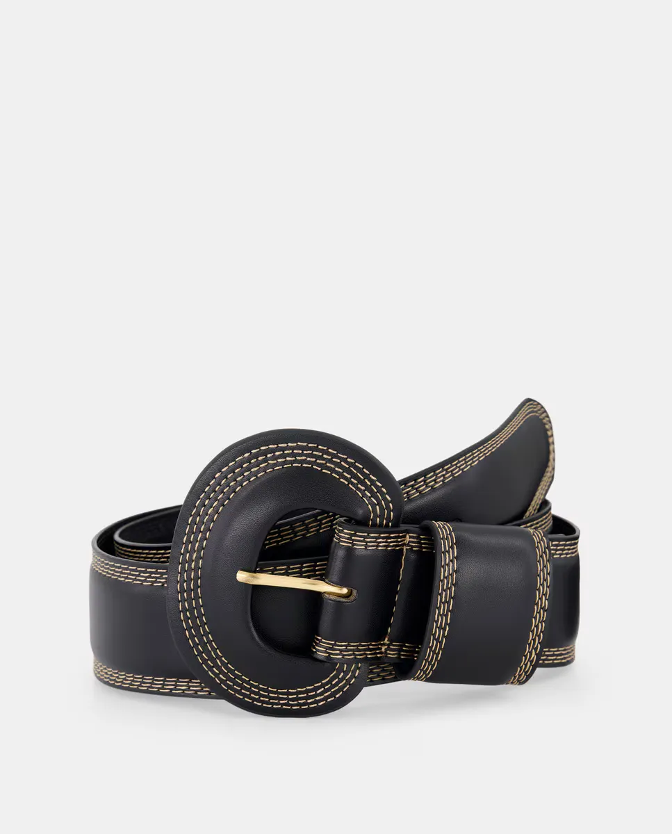 Черный пояс с контрастными деталями Tintoretto 
Черный пояс с контрастными деталями Tintoretto