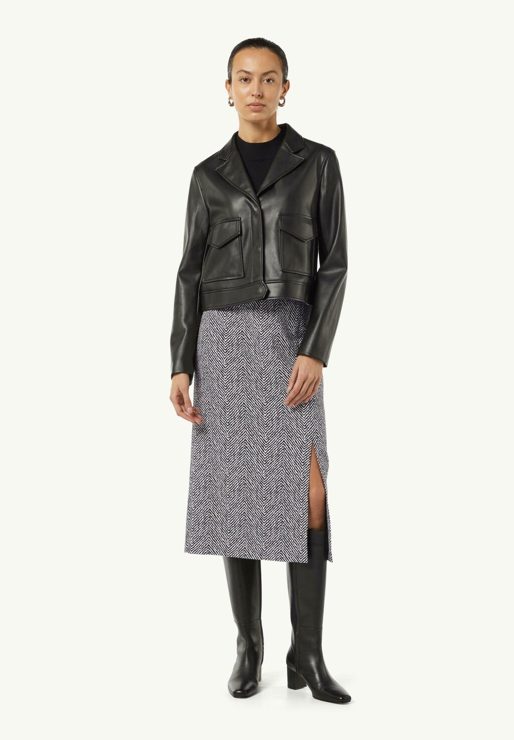 Юбка-карандаш ALL OVER UND REISSVERSCHLUSS comma, черный
Юбка-карандаш ALL OVER UND REISSVERSCHLUSS comma, черный