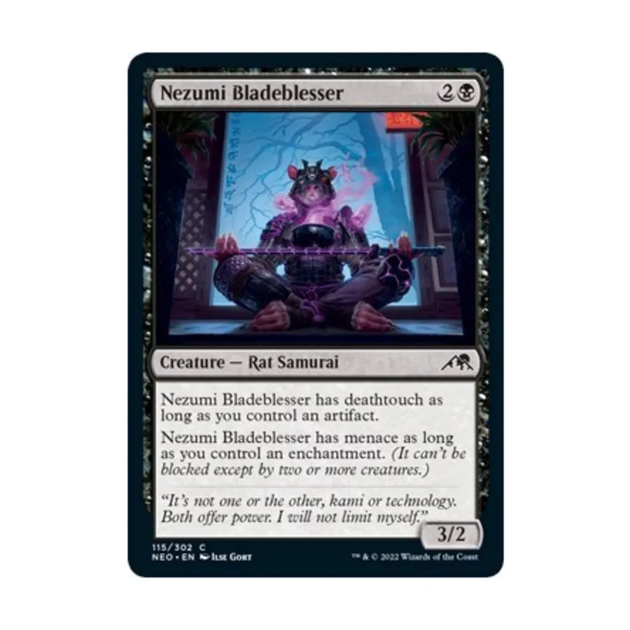 CCG Нэдзуми Блейдблессер (C) (Рольга), MTG - Kamigawa : Neon Dynasty
CCG Нэдзуми Блейдблессер (C) (Рольга), MTG - Kamigawa : Neon Dynasty