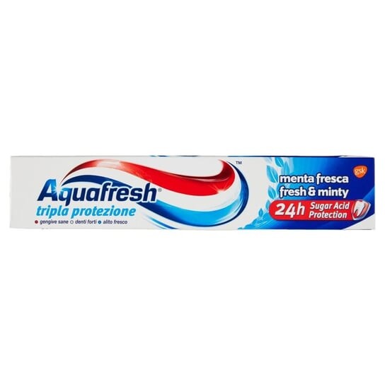 Зубная паста Aquafresh Fresh & Minty Тройная защита 75мл, GSK
Зубная паста Aquafresh Fresh & Minty Тройная защита 75мл, GSK
