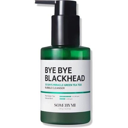 Bye Bye Blackhead 30 Days Miracle Green Tea Tox Bubble Cleanser 120 г, Some By Mi
Bye Bye Blackhead 30 Days Miracle Green Tea Tox Bubble Cleanser 120 г, Some By Mi