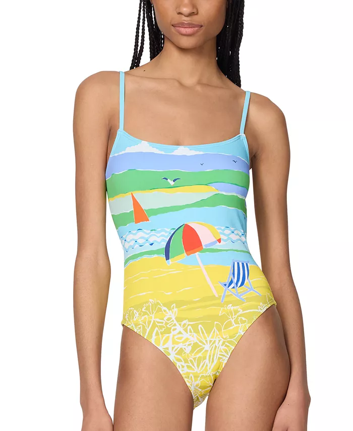 Женский слитный купальник с завязками на спине Kate Spade, мультиколор
Женский слитный купальник с завязками на спине Kate Spade, мультиколор