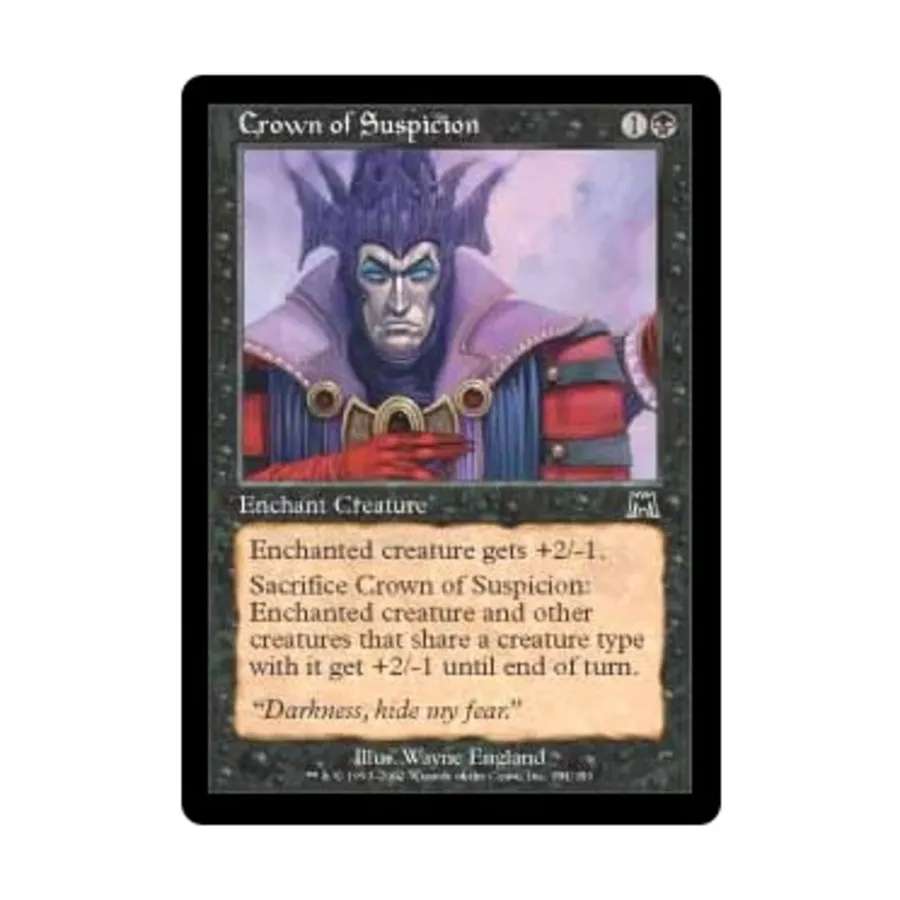 CCG Корона подозрений (С), MTG - Onslaught
CCG Корона подозрений (С), MTG - Onslaught