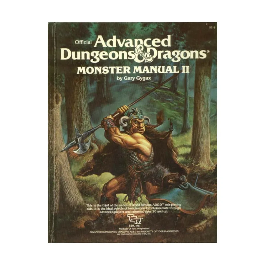 Monster Manual II (2nd Printing), Advanced Dungeons & Dragons (1st Edition) - Core Books, Box Sets & Miscellaneous, твердый переплет
Monster Manual II (2nd Printing), Advanced Dungeons & Dragons (1st Edition) - Core Books, Box Sets & Miscellaneous, твердый переплет
