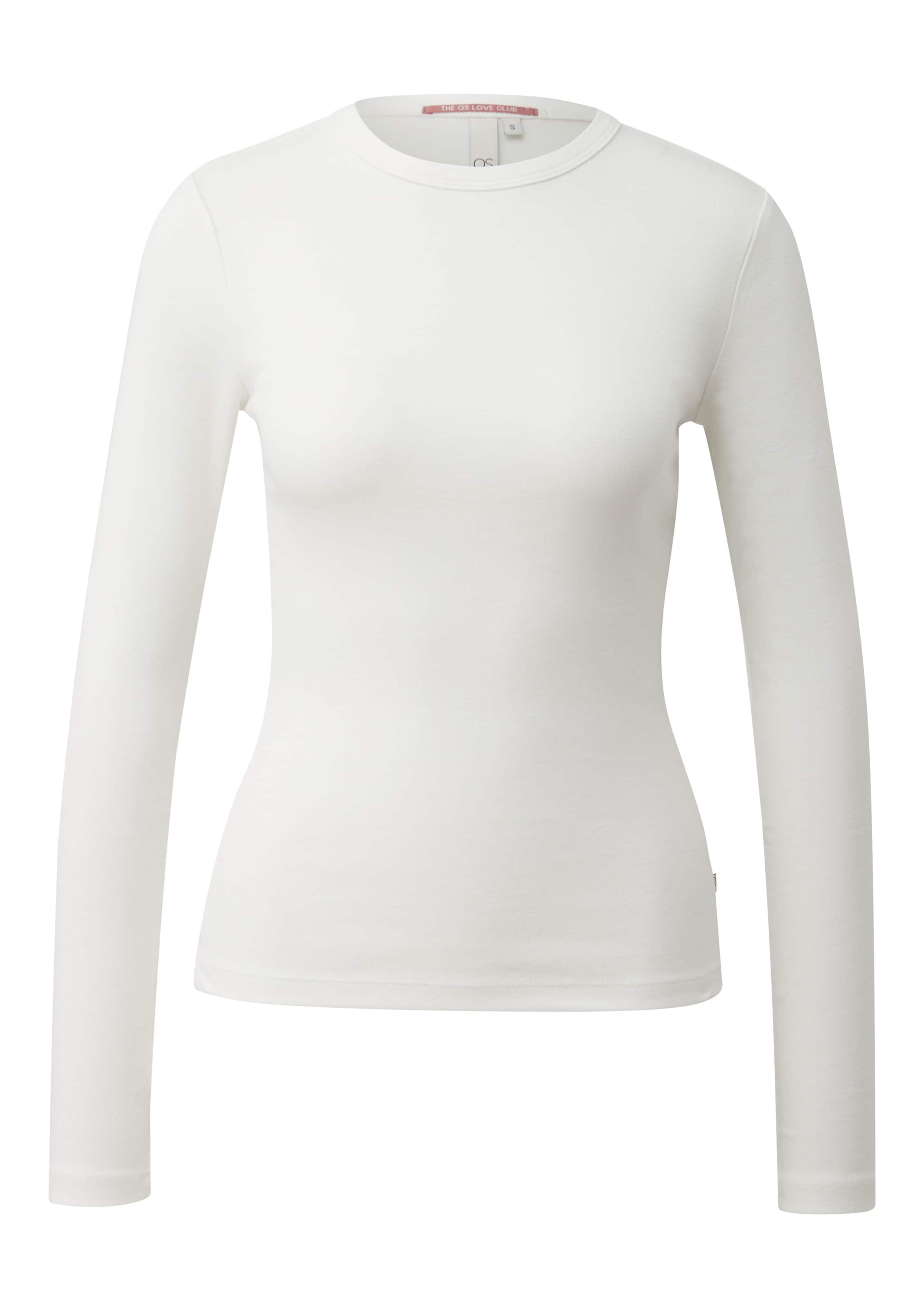 QS Лонгслив в натуральном белом цвете
QS Лонгслив в натуральном белом цвете
