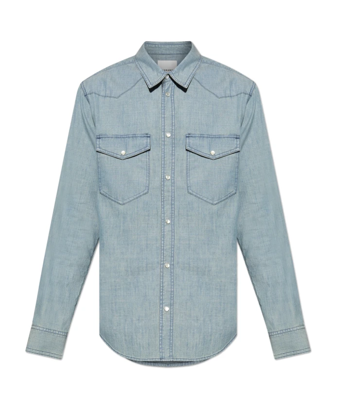 Джинсовая рубашка Васко Isabel Marant, синий
Джинсовая рубашка Васко Isabel Marant, синий