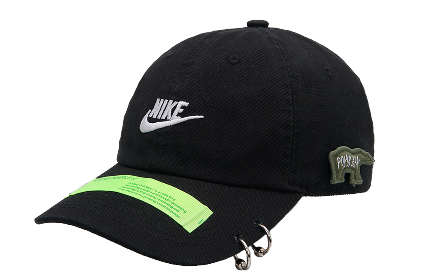 Nike Хлопковая бейсболка унисекс черная
Nike Хлопковая бейсболка унисекс черная