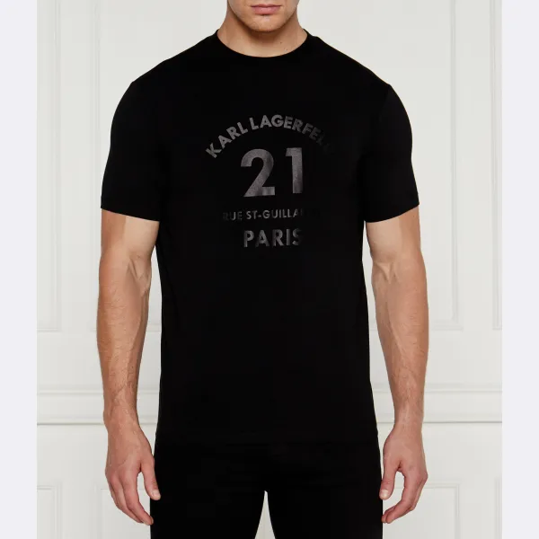 Футболка стандартного кроя Karl Lagerfeld, черный
Футболка стандартного кроя Karl Lagerfeld, черный