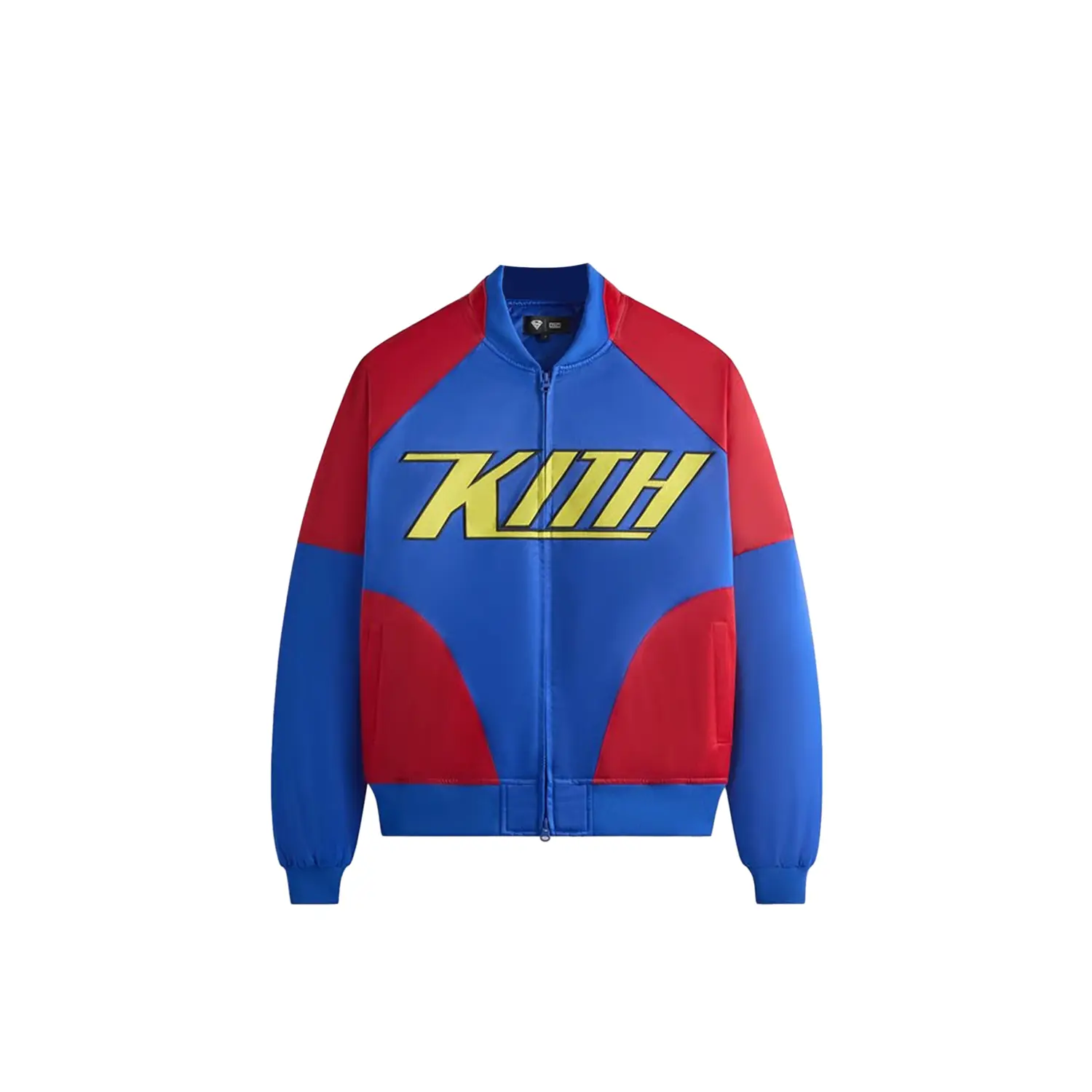 Сатиновая бомбер куртка KITH, синий
Сатиновая бомбер куртка KITH, синий