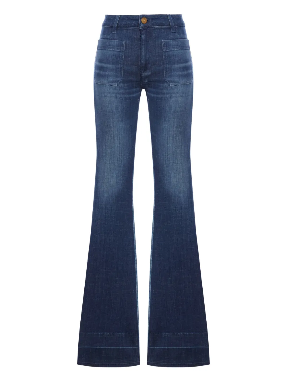 Расклешенные джинсы с деталями на карманах Seafarer, синий
Расклешенные джинсы с деталями на карманах Seafarer, синий