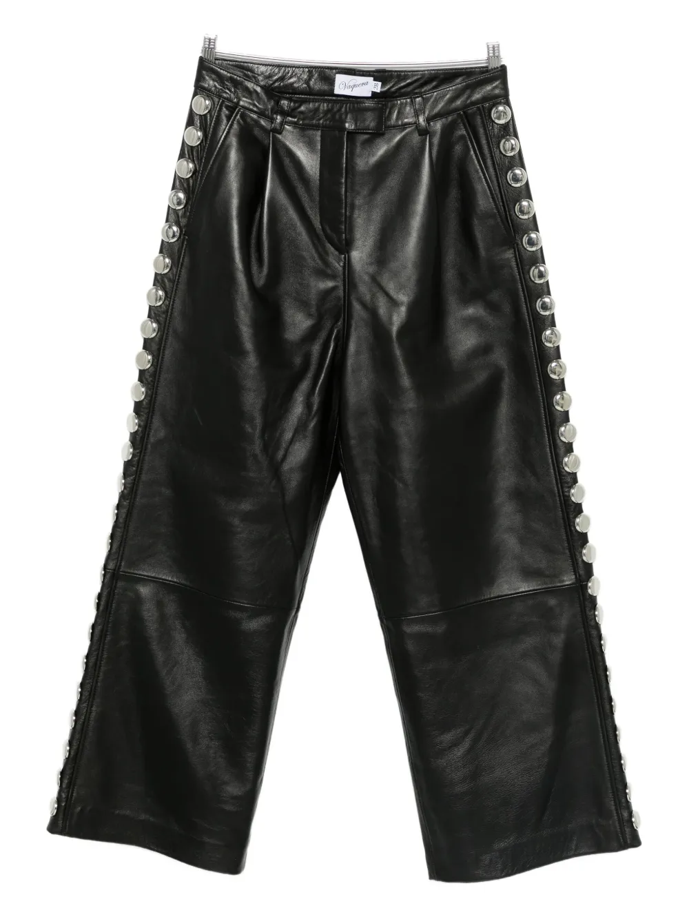 Кожаные брюки прямого кроя Vaquera, черный
Кожаные брюки прямого кроя Vaquera, черный