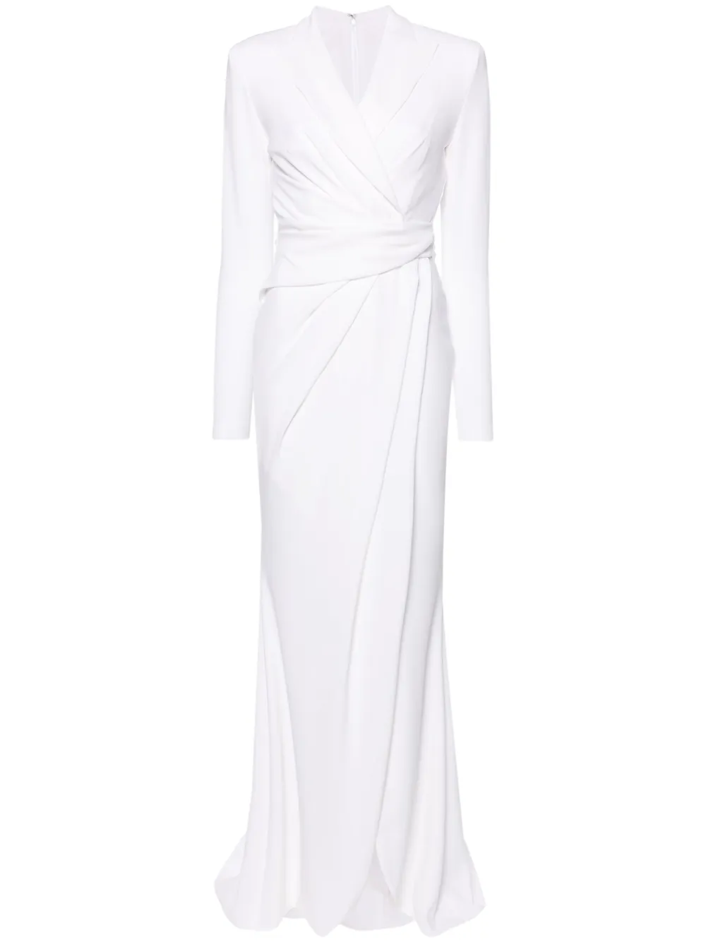 Креповое платье макси с драпировкой Talbot Runhof, белый
Креповое платье макси с драпировкой Talbot Runhof, белый