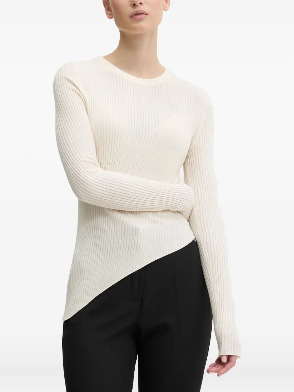 Свитер с круглым вырезом HUGO, белый
Свитер с круглым вырезом HUGO, белый