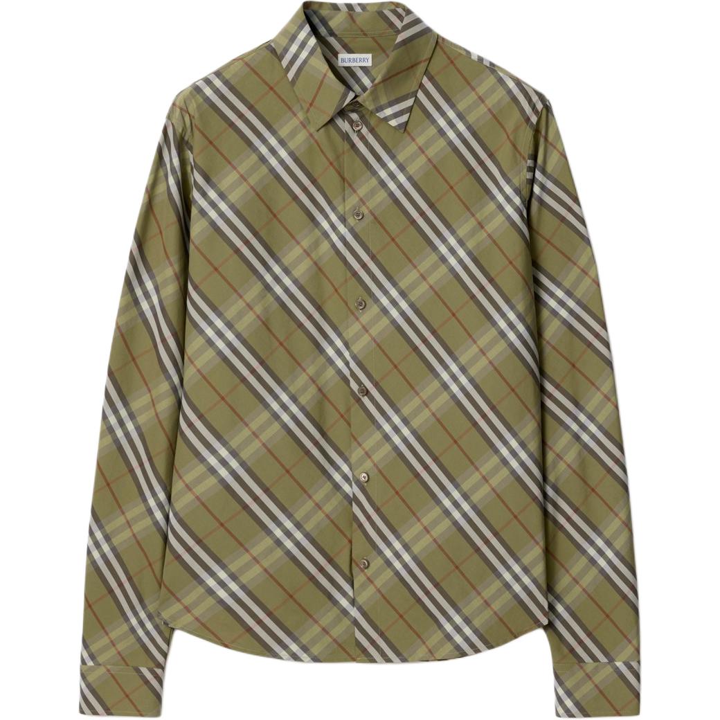 Хлопковая рубашка Burberry, forestland зеленый
Хлопковая рубашка Burberry, forestland зеленый