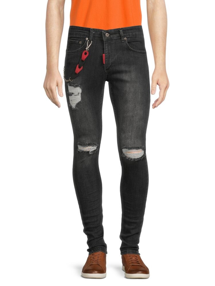 Джинсы скинни с потертостями Elie Balleh, цвет Light Grey
Джинсы скинни с потертостями Elie Balleh, цвет Light Grey