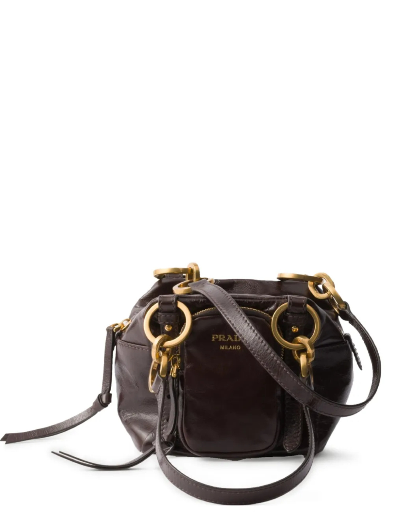 Сумка-тоут Dangle размера мини Prada, коричневый
Сумка-тоут Dangle размера мини Prada, коричневый