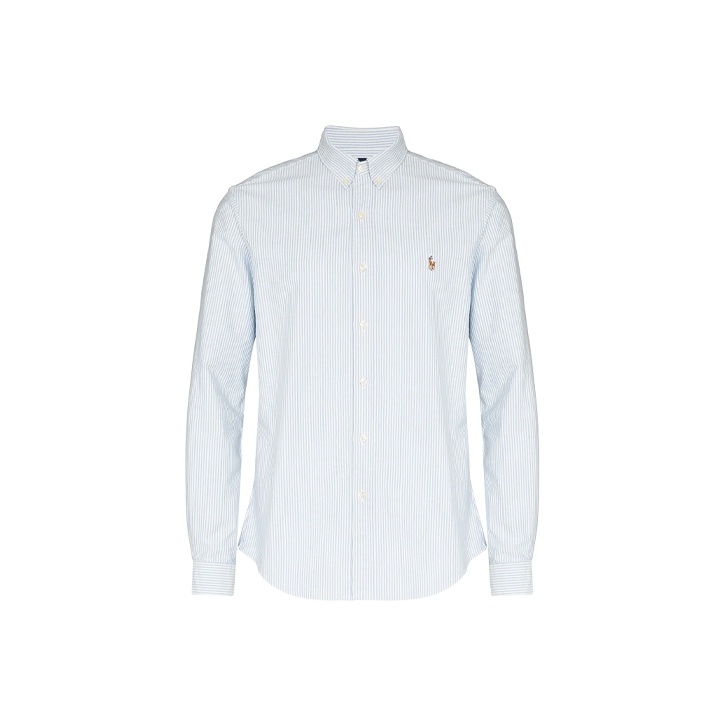 Вышитая рубашка в полоску Pony Polo Ralph Lauren, светло-голубой
Вышитая рубашка в полоску Pony Polo Ralph Lauren, светло-голубой