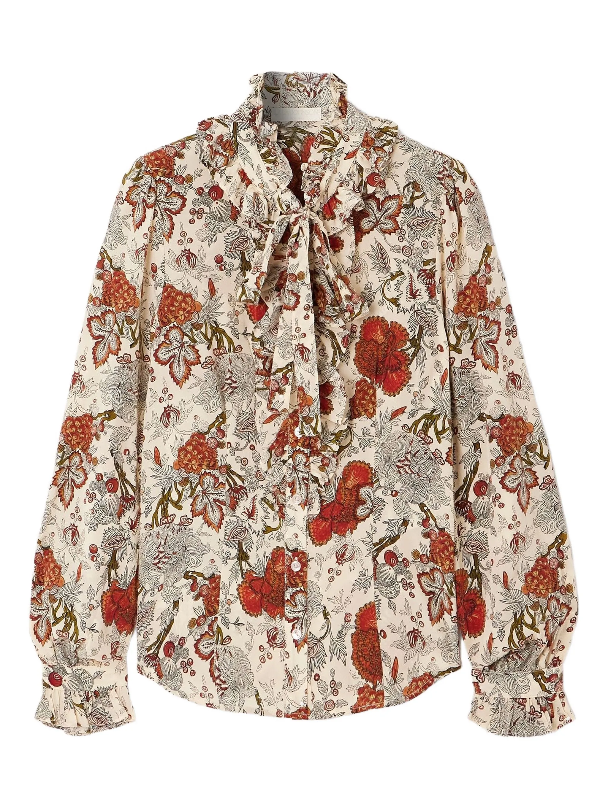 Шелковый топ Catroux с оборками Ulla Johnson, бежевый
Шелковый топ Catroux с оборками Ulla Johnson, бежевый