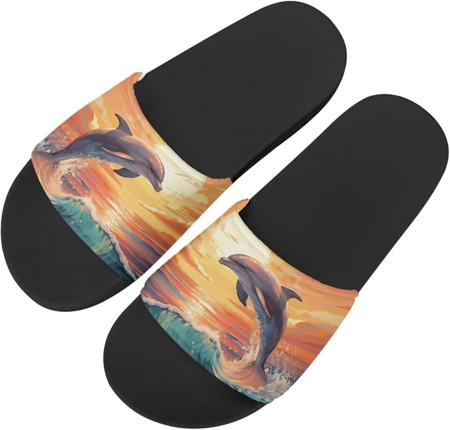 Забавные тапочки Binienty для взрослых, сандалии унисекс, нескользящие, быстросохнущие, для душа и ванной, Cute Dolphin
Забавные тапочки Binienty для взрослых, сандалии унисекс, нескользящие, быстросохнущие, для душа и ванной, Cute Dolphin