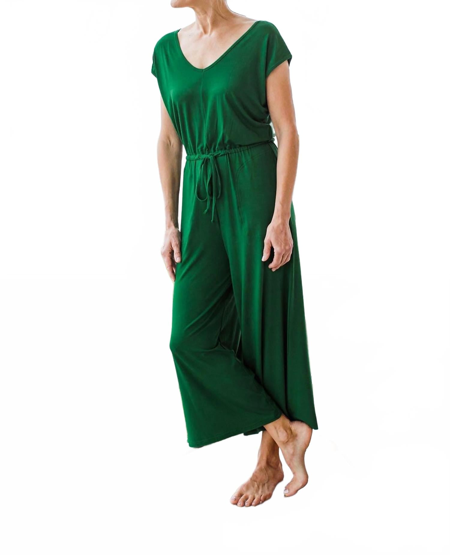 Киова V-образный вырез бамбуковый комбинезон в изумрудном Yala, изумрудный
Киова V-образный вырез бамбуковый комбинезон в изумрудном Yala, изумрудный