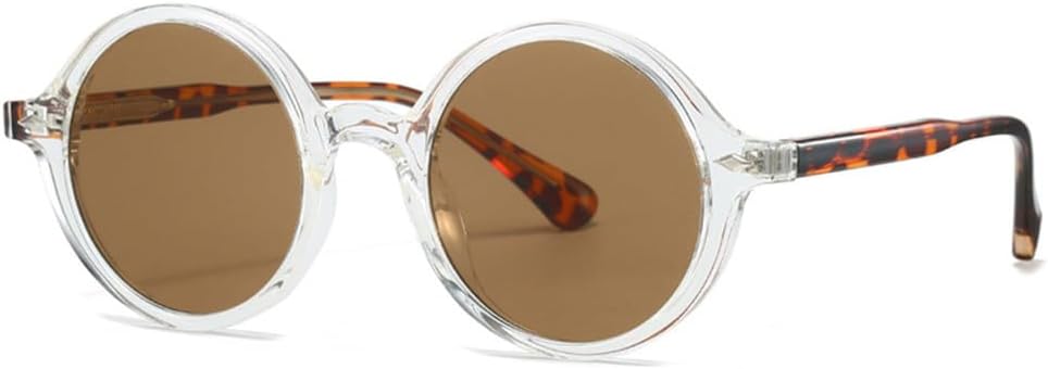 Женские круглые солнцезащитные очки TR90 в стиле панк с заклепками, мужские солнцезащитные очки чайного зеленого цвета с защитой от УФ-излучения UV400 FYTUP, Clear Leopard Tea
Женские круглые солнцезащитные очки TR90 в стиле панк с заклепками, мужские солнцезащитные очки чайного зеленого цвета с защитой от УФ-излучения UV400 FYTUP, Clear Leopard Tea