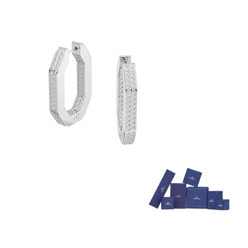 Dextera октагональные пэйв серьги-кольца Swarovski
Dextera октагональные пэйв серьги-кольца Swarovski