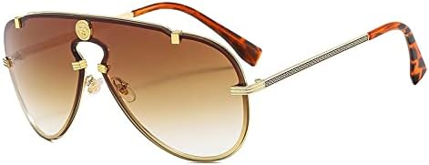 Винтажные цельнолитые солнцезащитные очки из сплава для женщин, солнцезащитные очки с коричневым градиентом для мужчин и для вождения, женские солнцезащитные очки MTZJH, Gold Light Tea
Винтажные цельнолитые солнцезащитные очки из сплава для женщин, солнцезащитные очки с коричневым градиентом для мужчин и для вождения, женские солнцезащитные очки MTZJH, Gold Light Tea