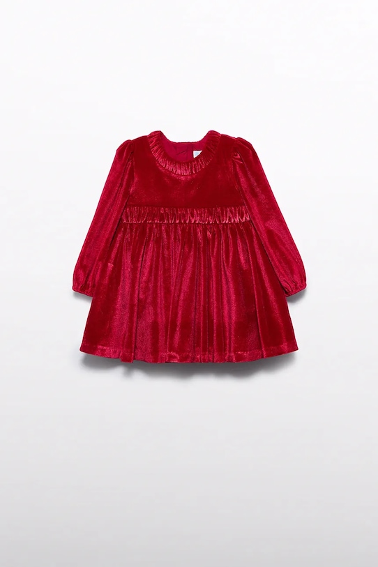 Вельюровое платье для малышей Abel&Lula, красный
Вельюровое платье для малышей Abel&Lula, красный