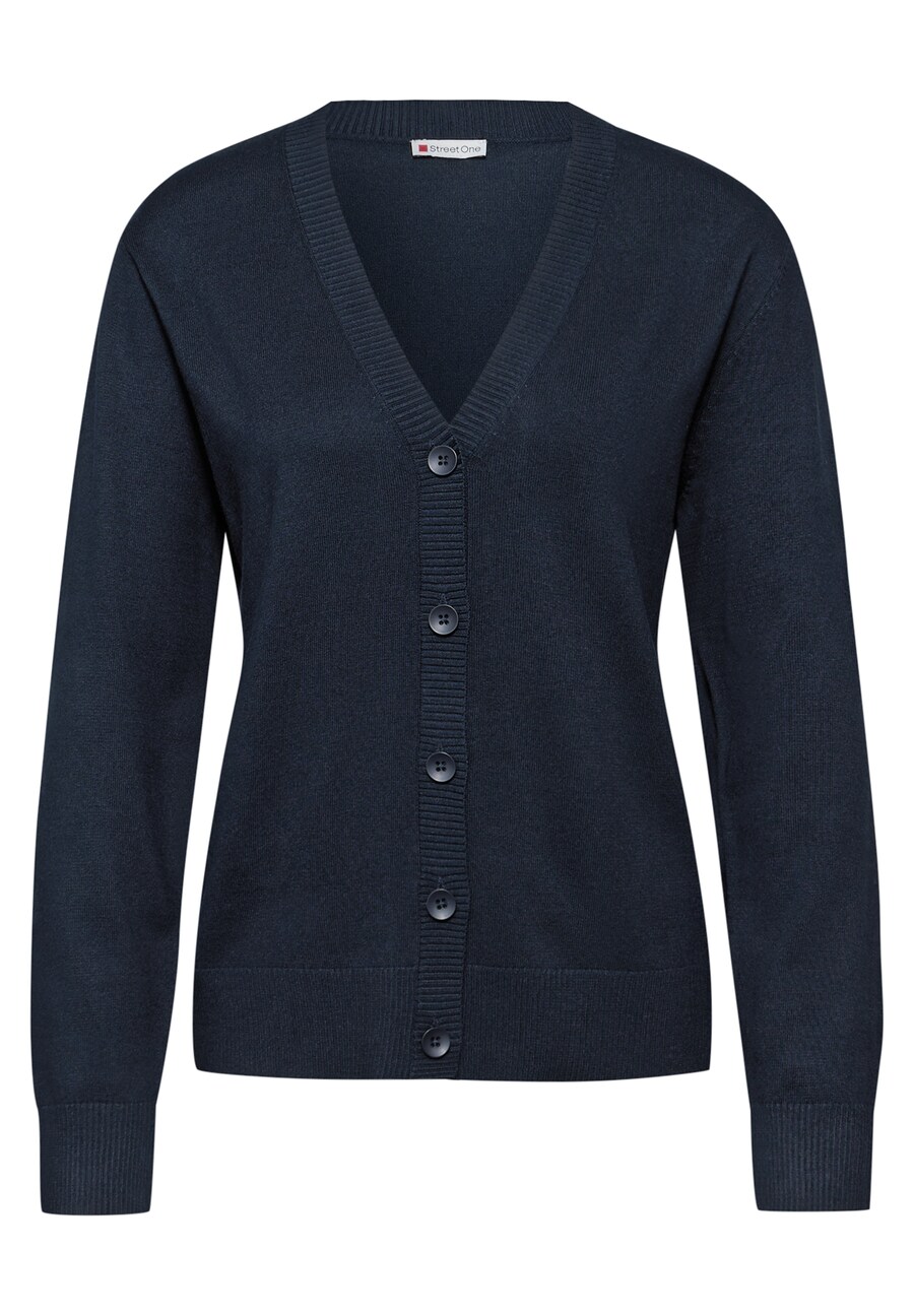 Вязаный кардиган STREET ONE, темно-синий
Вязаный кардиган STREET ONE, темно-синий