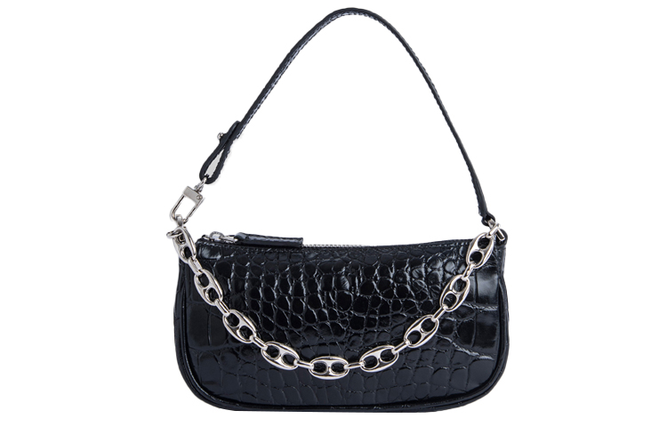 By Far Крокодиловая тисненая сумка через плечо
By Far Крокодиловая тисненая сумка через плечо