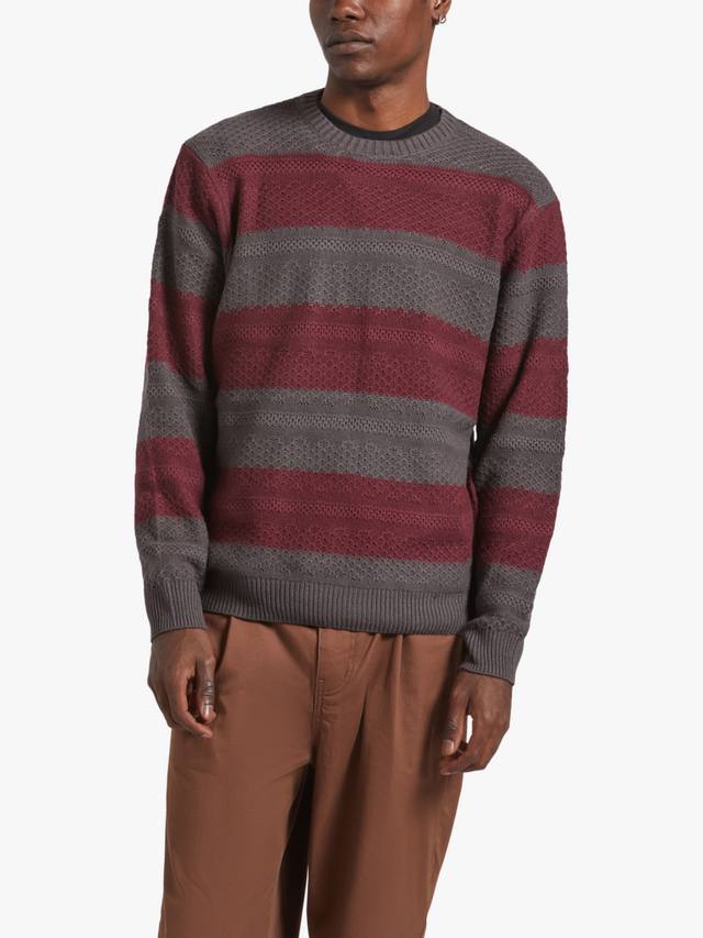 Полувер с воротником-гольф и фактурной полоской в цвете midnight Brixton, Black Port Stripe
Полувер с воротником-гольф и фактурной полоской в цвете midnight Brixton, Black Port Stripe