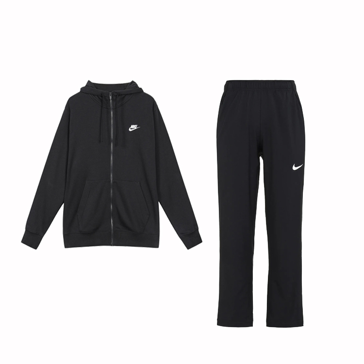 Nike Повседневный спортивный костюм мужской черный
Nike Повседневный спортивный костюм мужской черный