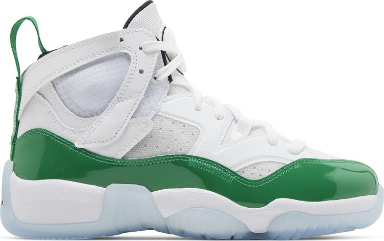Кроссовки Jumpman Two Trey GS 'White Lucky Green', белый 
Кроссовки Jumpman Two Trey GS 'White Lucky Green', белый