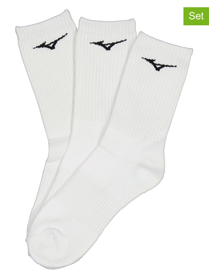 Mizuno Комплект из 3 спортивных носков белого цвета
Mizuno Комплект из 3 спортивных носков белого цвета