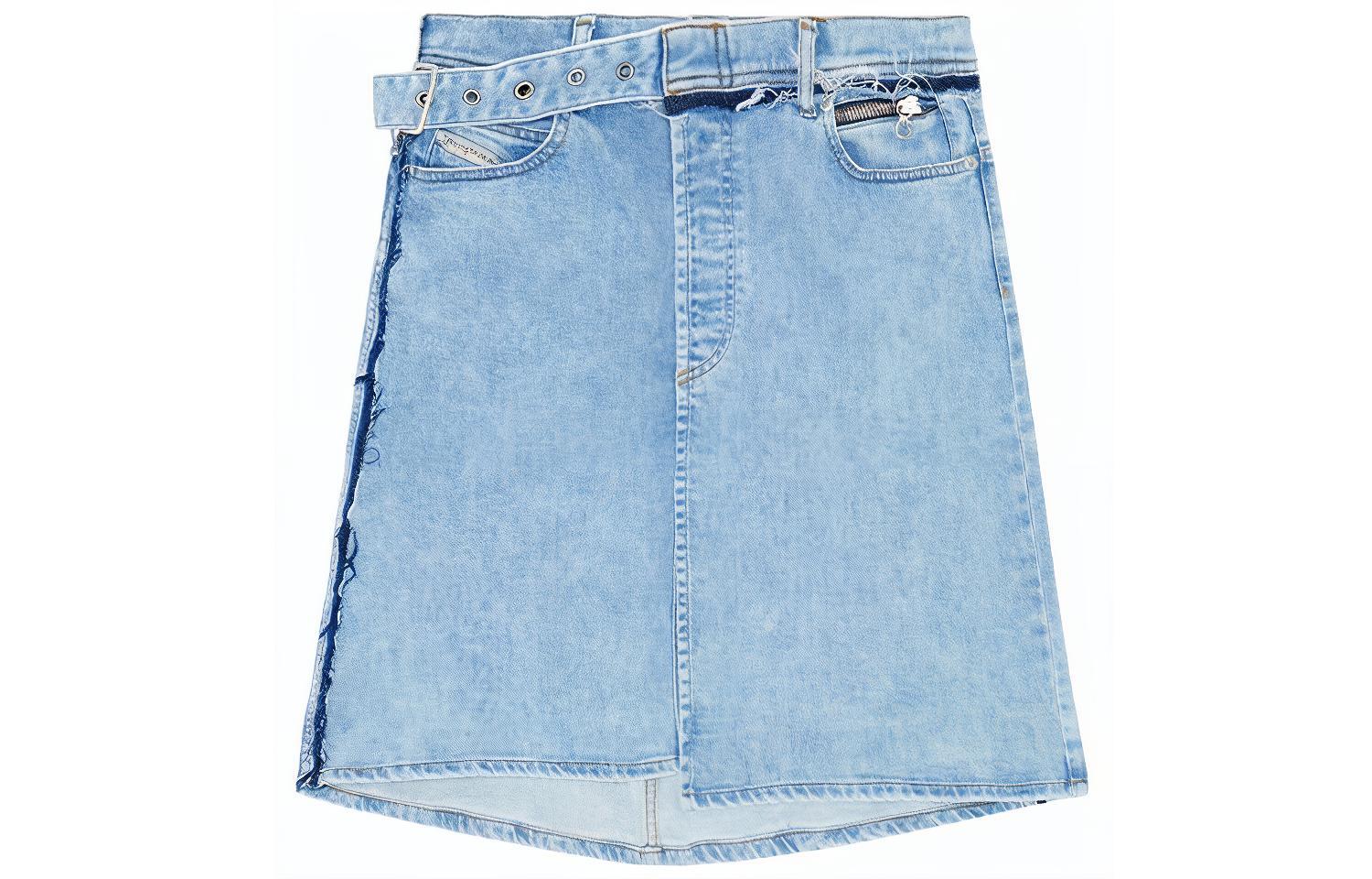 Асимметричная джинсовая юбка миди De-Pendence-Mid DIESEL, синяя
Асимметричная джинсовая юбка миди De-Pendence-Mid DIESEL, синяя