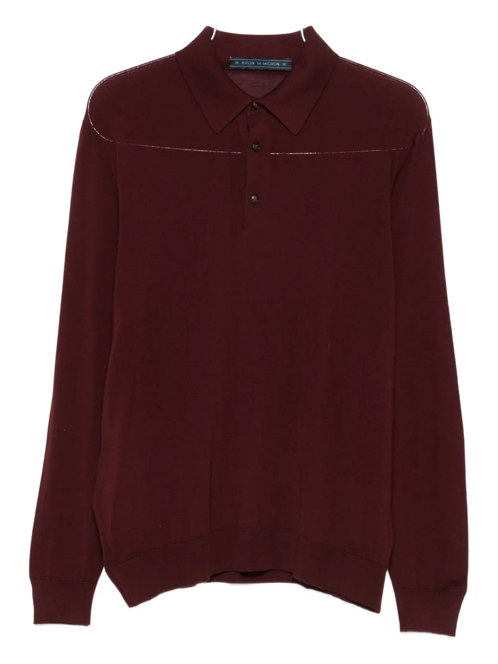 Шерстяная рубашка-поло с длинными рукавами Kiton, красный
Шерстяная рубашка-поло с длинными рукавами Kiton, красный