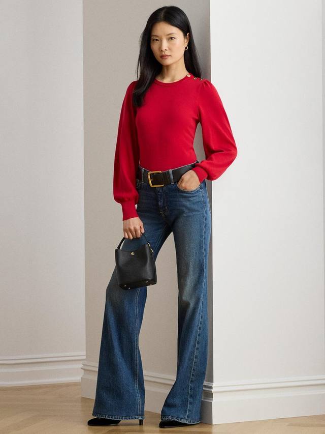 Джемпер Lauren Dontrey с пуговицами и пышными рукавами Ralph Lauren, Red
Джемпер Lauren Dontrey с пуговицами и пышными рукавами Ralph Lauren, Red