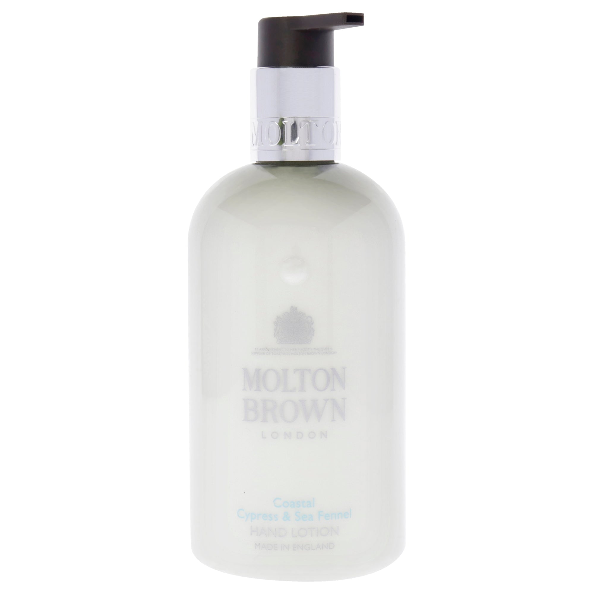 Лосьон для рук «Прибрежный кипарис и морской фенхель» от Molton Brown для мужчин - 283 мл (10 унций)
Лосьон для рук «Прибрежный кипарис и морской фенхель» от Molton Brown для мужчин - 283 мл (10 унций)