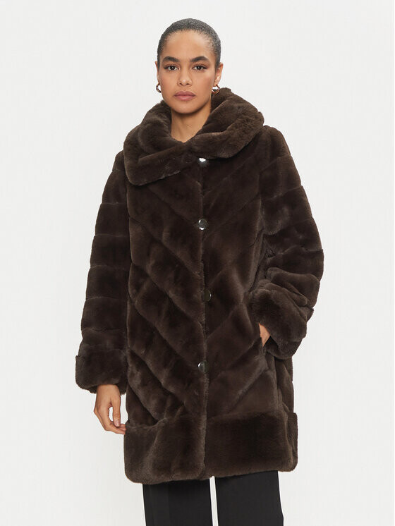 Шуба свободного кроя Joseph Ribkoff, коричневый
Шуба свободного кроя Joseph Ribkoff, коричневый