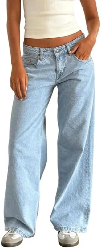 Джинсы Low Rise для женщин, 2025, Baggy, Straight, Wide Leg
Джинсы Low Rise для женщин, 2025, Baggy, Straight, Wide Leg