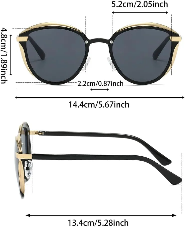 Модные женские солнцезащитные очки Fashion Shades в ретро-стиле с металлической оправой, защитой от УФ-излучения, стильные зеркальные очки неправильной формы KTUCN, 1
Модные женские солнцезащитные очки Fashion Shades в ретро-стиле с металлической оправой, защитой от УФ-излучения, стильные зеркальные очки неправильной формы KTUCN, 1