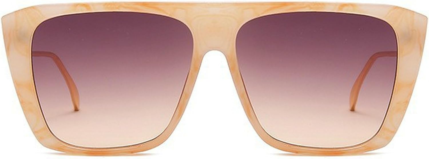 Ретро-солнцезащитные очки квадратной формы для женщин, модные очки с плоской верхней частью и градиентным переходом цвета, защита от УФ-излучения, большие мужские солнцезащитные очки mincl, Yellow Purple
Ретро-солнцезащитные очки квадратной формы для женщин, модные очки с плоской верхней частью и градиентным переходом цвета, защита от УФ-излучения, большие мужские солнцезащитные очки mincl, Yellow Purple