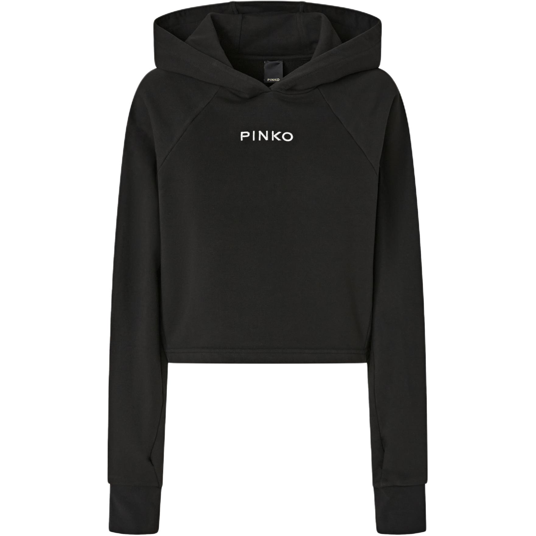 Худи с вышитым логотипом PINKO, черный
Худи с вышитым логотипом PINKO, черный