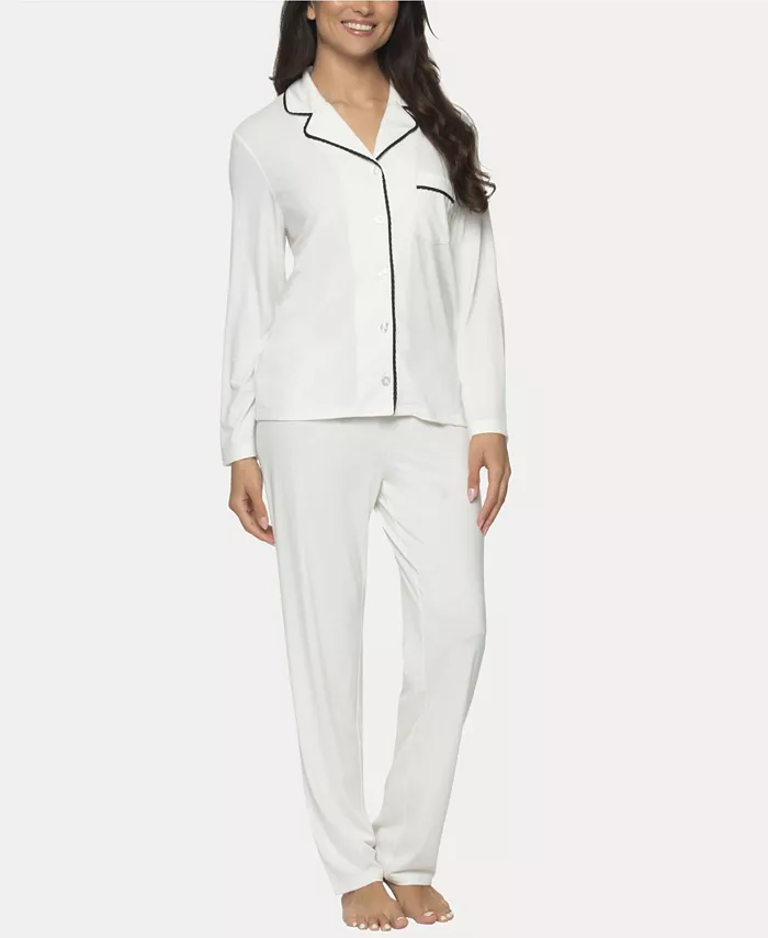 Женский комплект пижамы Jessie 2 Pc. с длинными рукавами Felina, белый
Женский комплект пижамы Jessie 2 Pc. с длинными рукавами Felina, белый