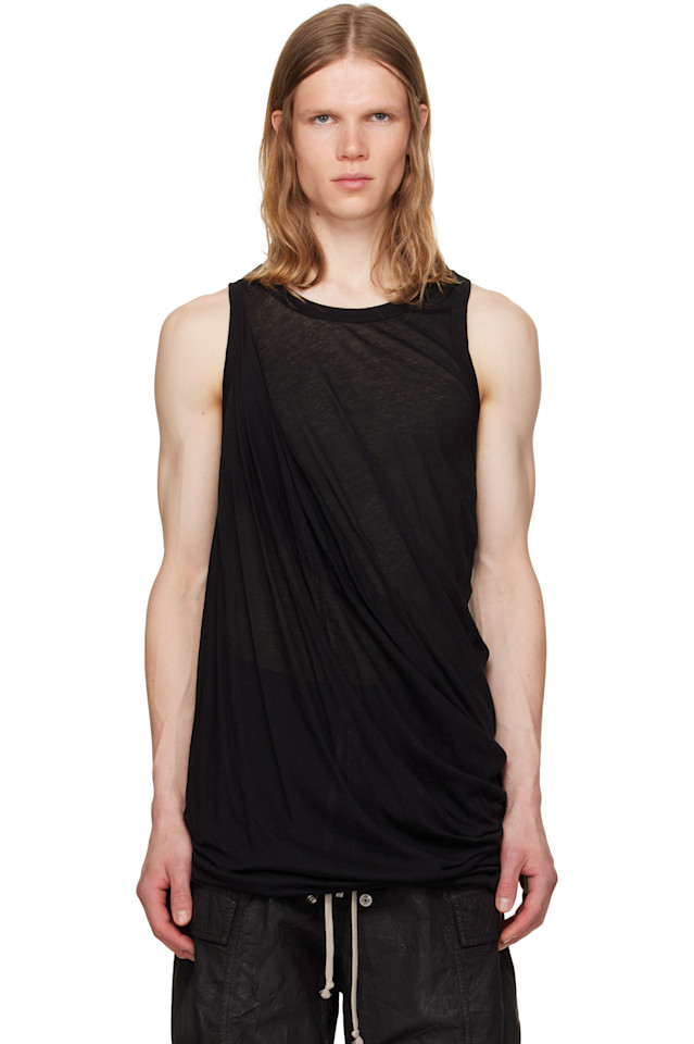 Голливудский топ Rick Owens, черный 
Голливудский топ Rick Owens, черный