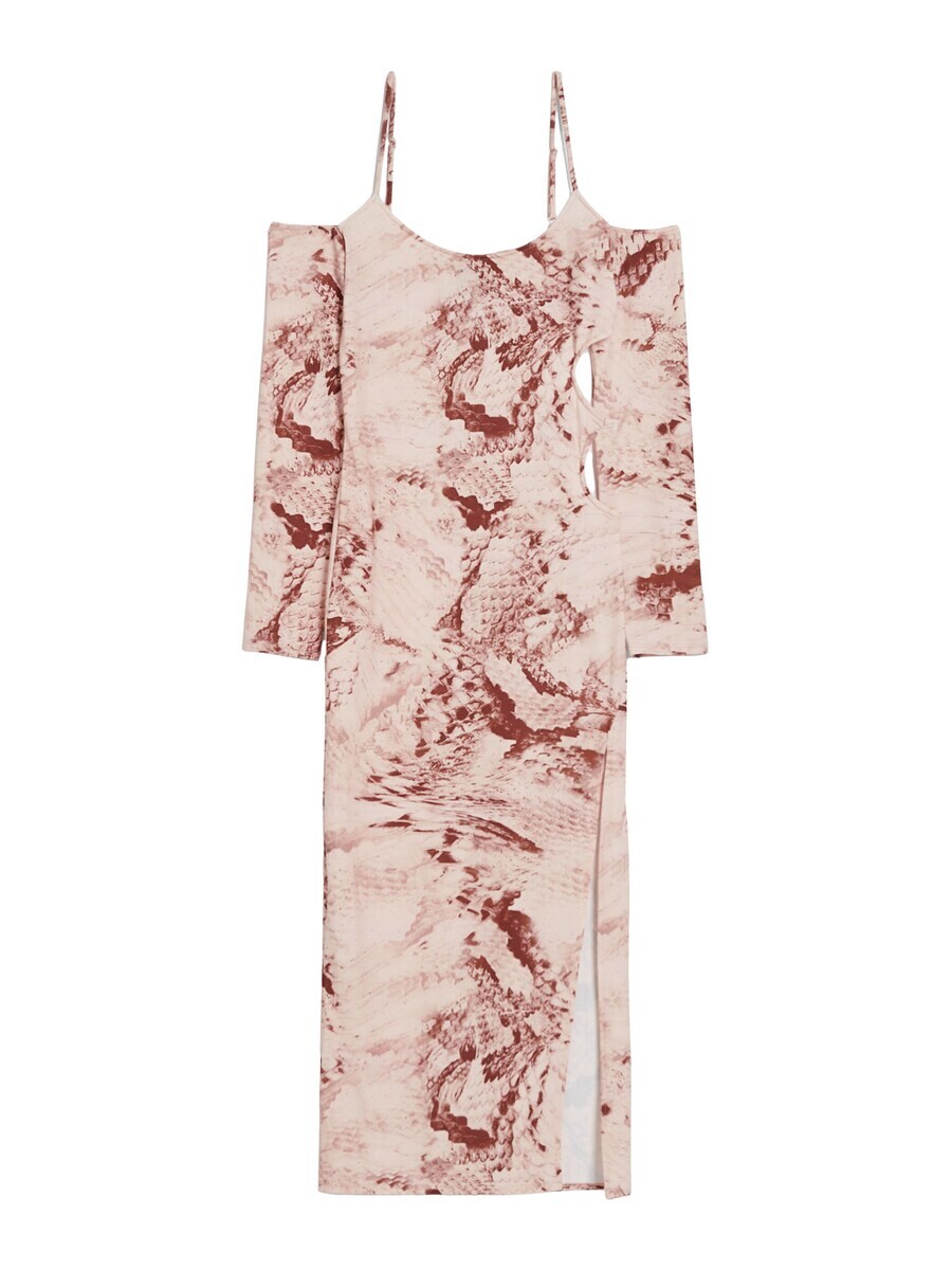 Платье Bershka, цвет Auburn/Light Brown 
Платье Bershka, цвет Auburn/Light Brown