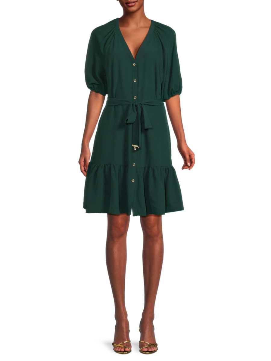 Мини-платье-рубашка с поясом и рукавами-фонариками Tommy Hilfiger, цвет Cypress Green
Мини-платье-рубашка с поясом и рукавами-фонариками Tommy Hilfiger, цвет Cypress Green