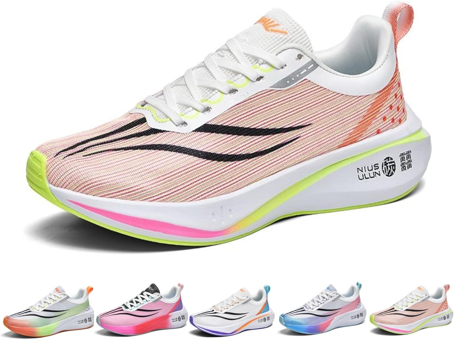 Кроссовки для бега MACEFIL для мужчин и женщин, ультралегкие тренировочные туфли с карбоновой пластиной, профессиональная амортизация, спортивная обувь, белый/красный/зеленый
Кроссовки для бега MACEFIL для мужчин и женщин, ультралегкие тренировочные туфли с карбоновой пластиной, профессиональная амортизация, спортивная обувь, белый/красный/зеленый