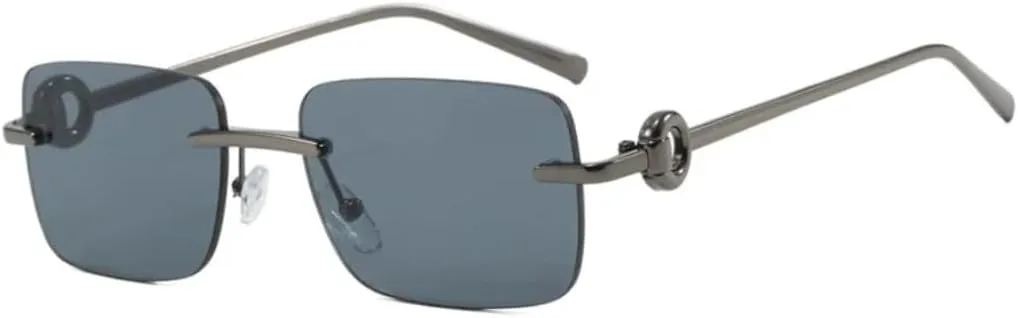 Стильные квадратные очки без оправы для мужчин и женщин, высококачественные декоративные солнцезащитные очки с защитой от ультрафиолета TVTBBVV, Gun Grey
Стильные квадратные очки без оправы для мужчин и женщин, высококачественные декоративные солнцезащитные очки с защитой от ультрафиолета TVTBBVV, Gun Grey